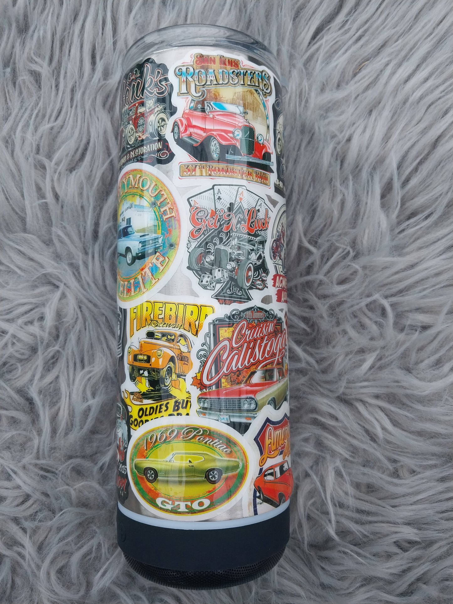 Garage Sticker Bomb 20oz. Speaker Tumbler