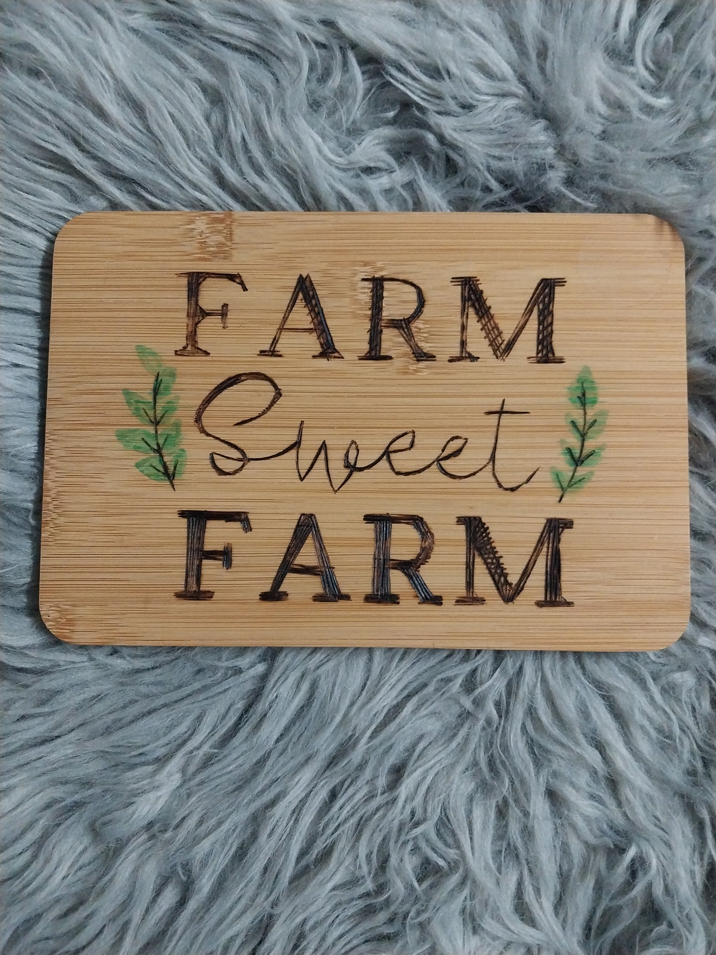 Sweet Farm cutting board