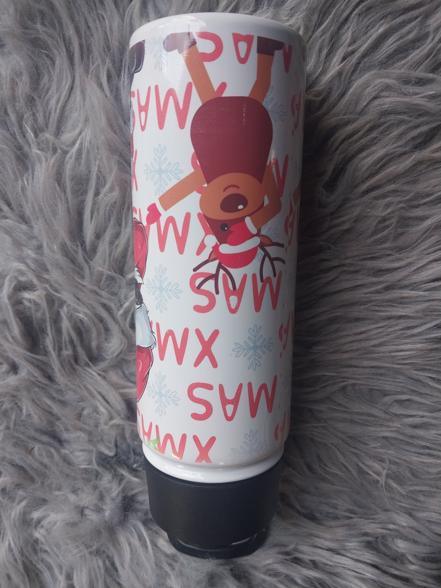 Dancing Santa waterbottle