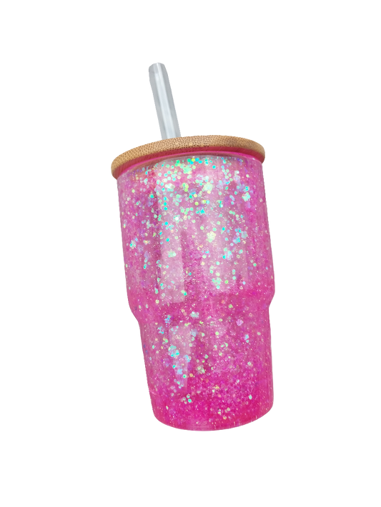 Glitter Globe Shot Glass