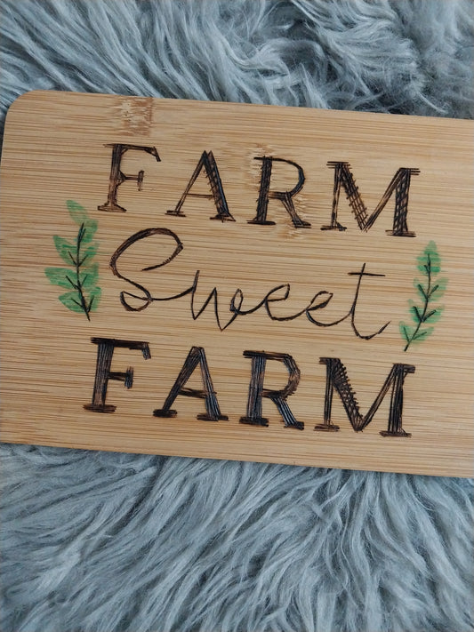 Sweet Farm cutting board
