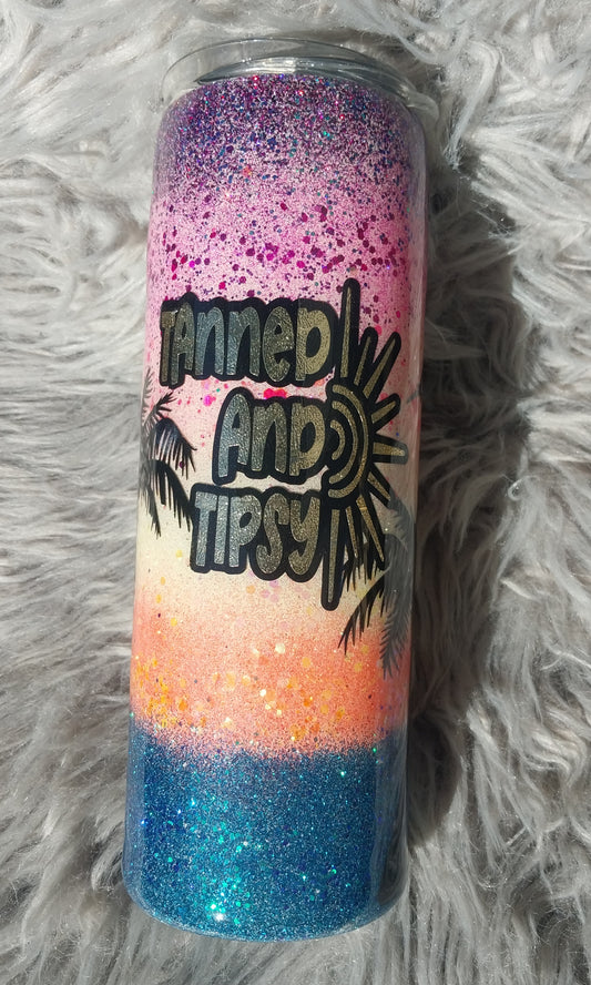 Tanned & Tipsy Tumbler