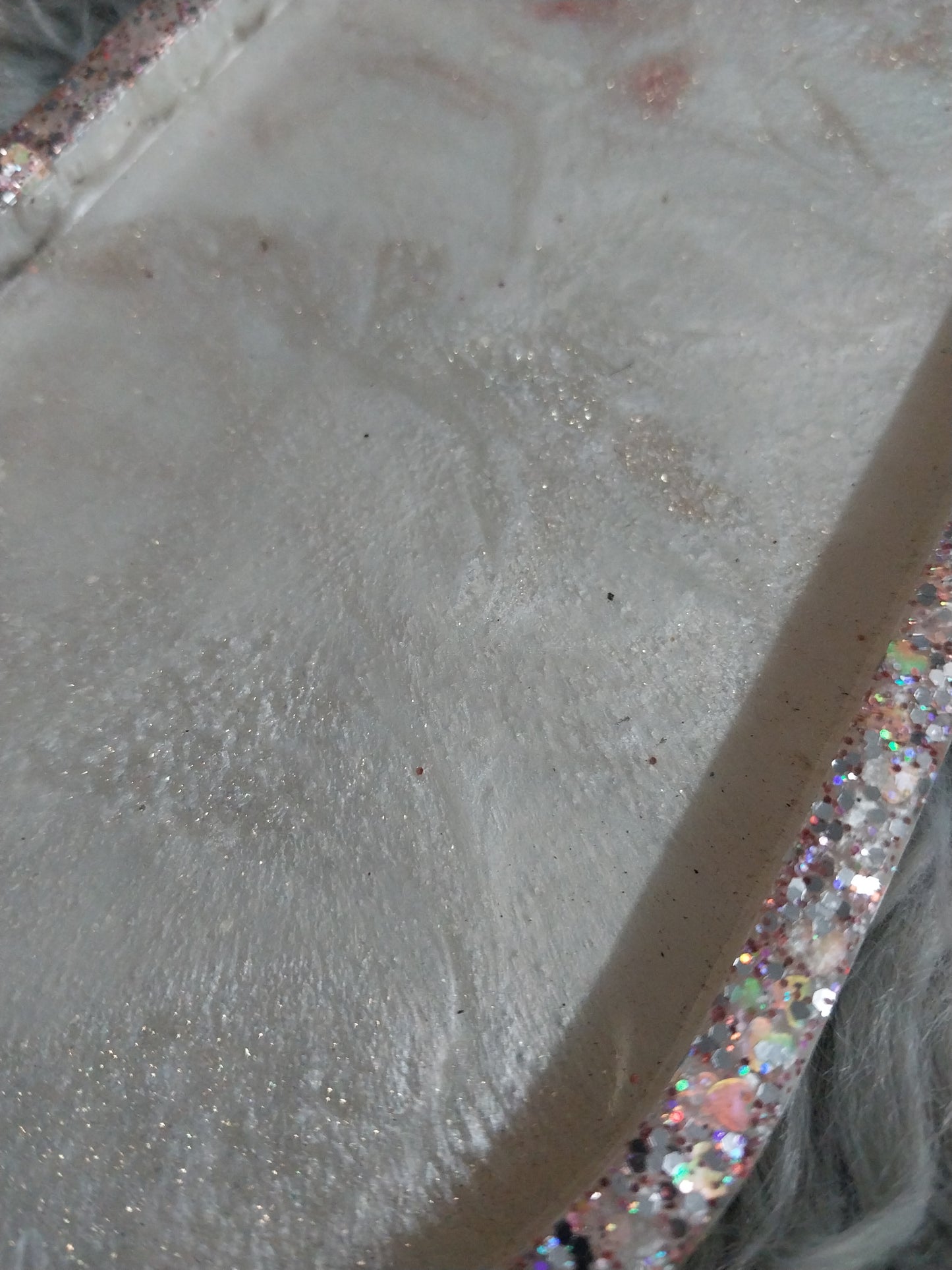 Elegant Pink swirl soap dish