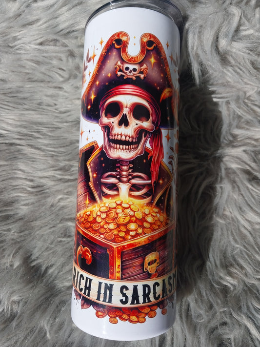 Rich In Sarcasm Tumbler